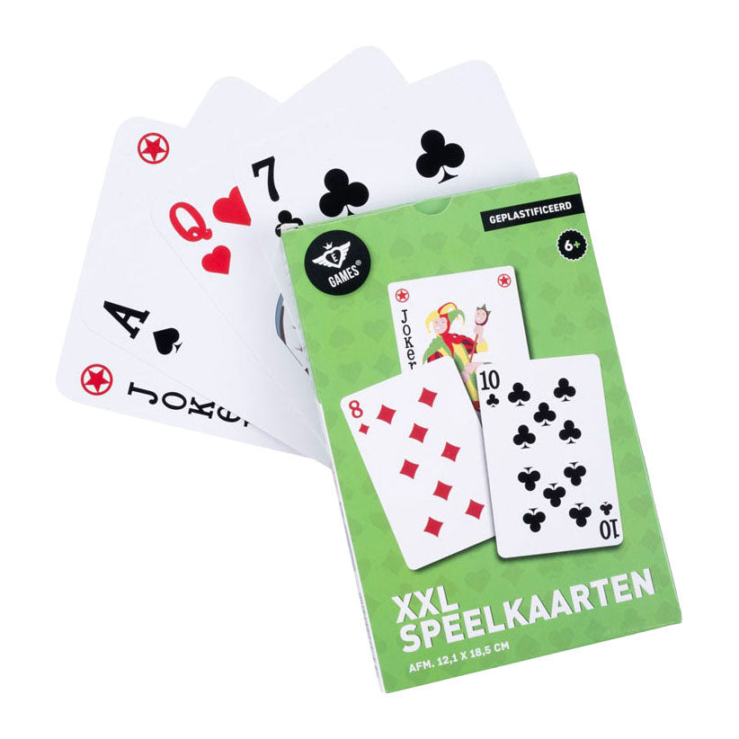 XXL Speelkaarten - 12 x 18,5 cm