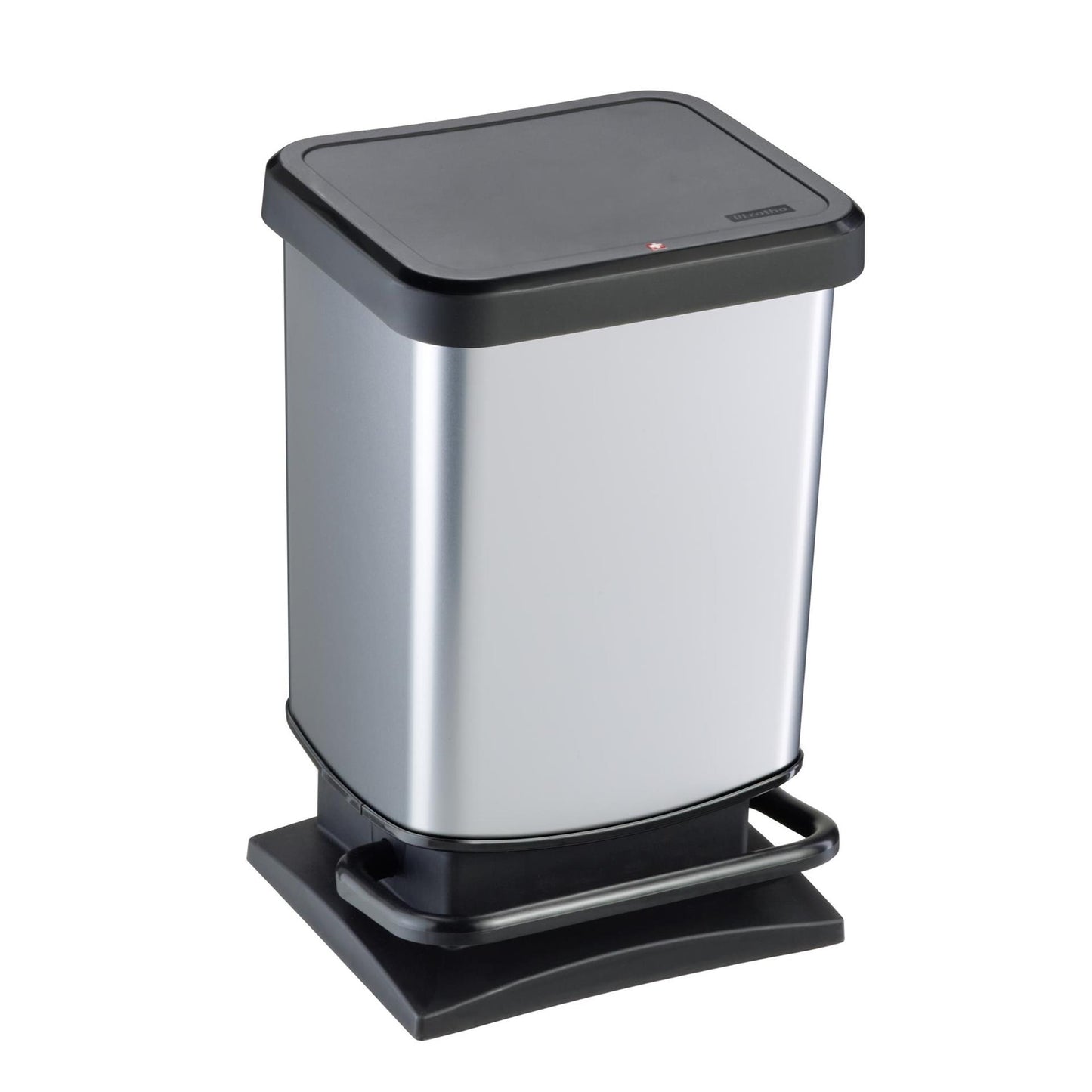 Rotho paso pedaalemmer 20l zilver