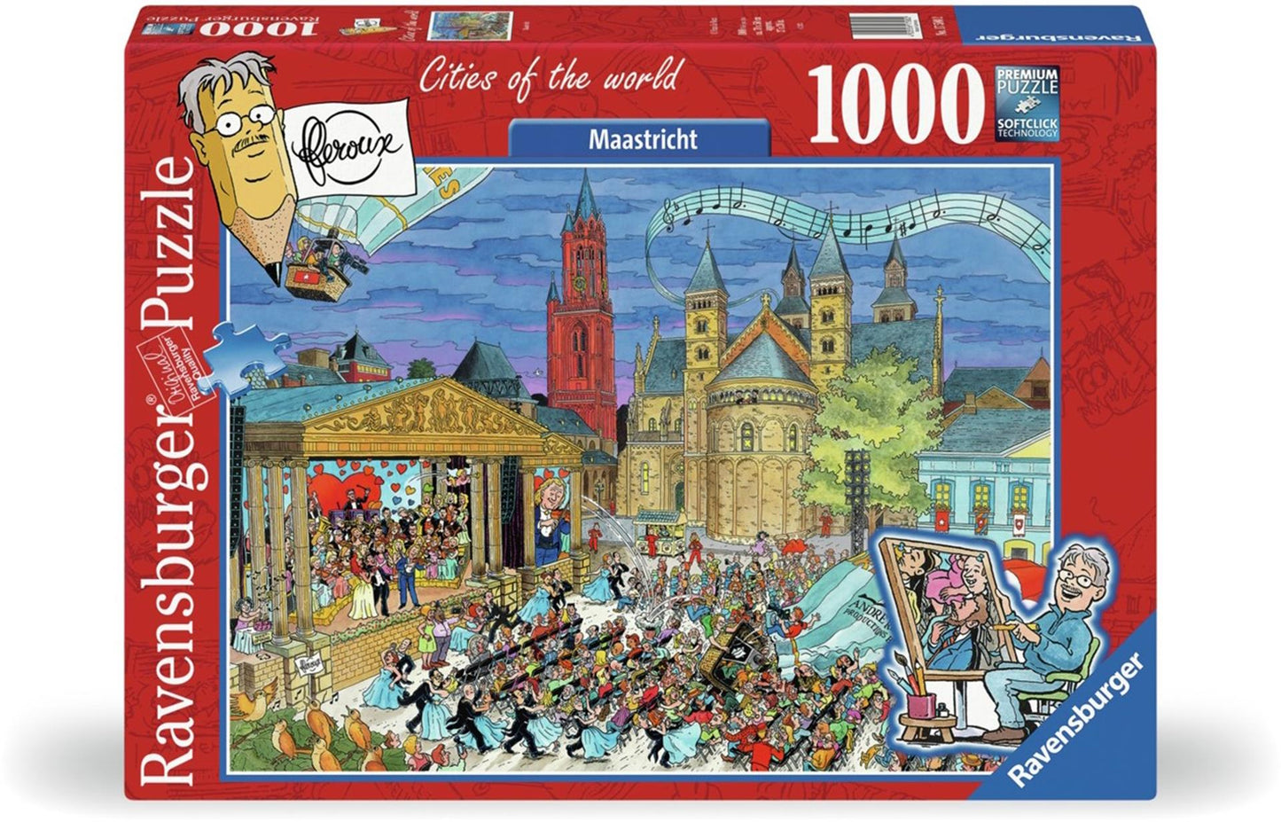 Ravensburger Puzzel fle: maastricht 1000pcs