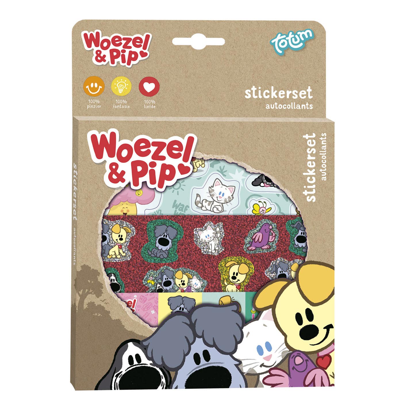 Bambolino Toys Woezel pip stickerset