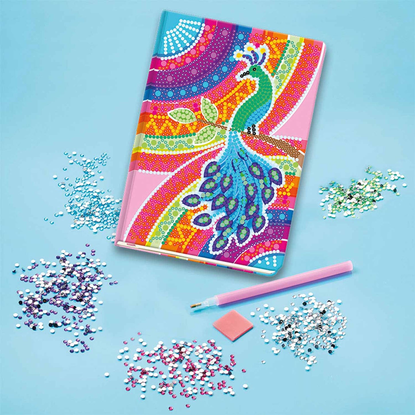 Intro Totum diamond painting dagboek - pauw