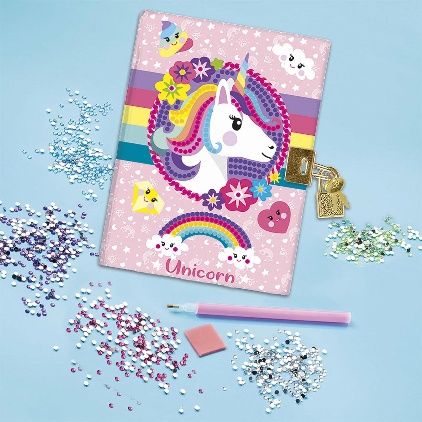 Totum Diamond painting dagboek met slot