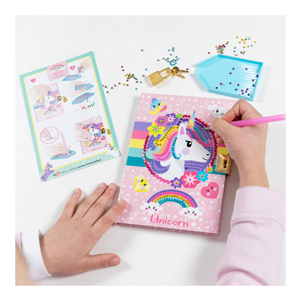Totum Diamond painting dagboek met slot