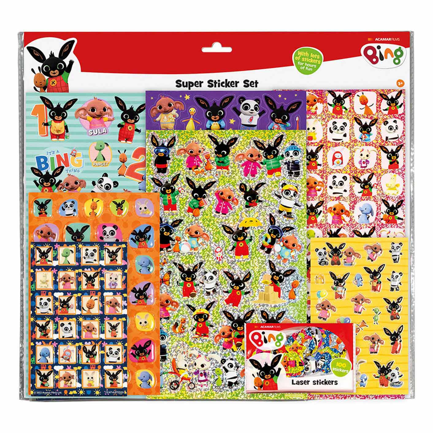 Bambolino Toys Super stickerset - bing