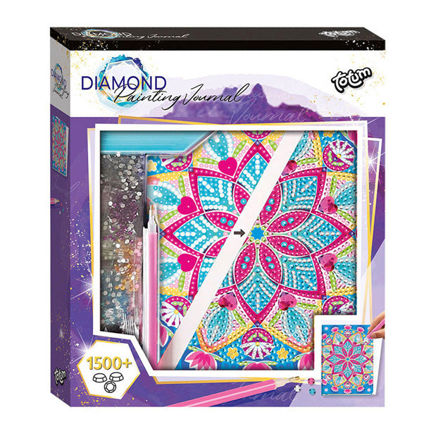 Totum Diamond painting notitieboek mandala 1500+ steentjes