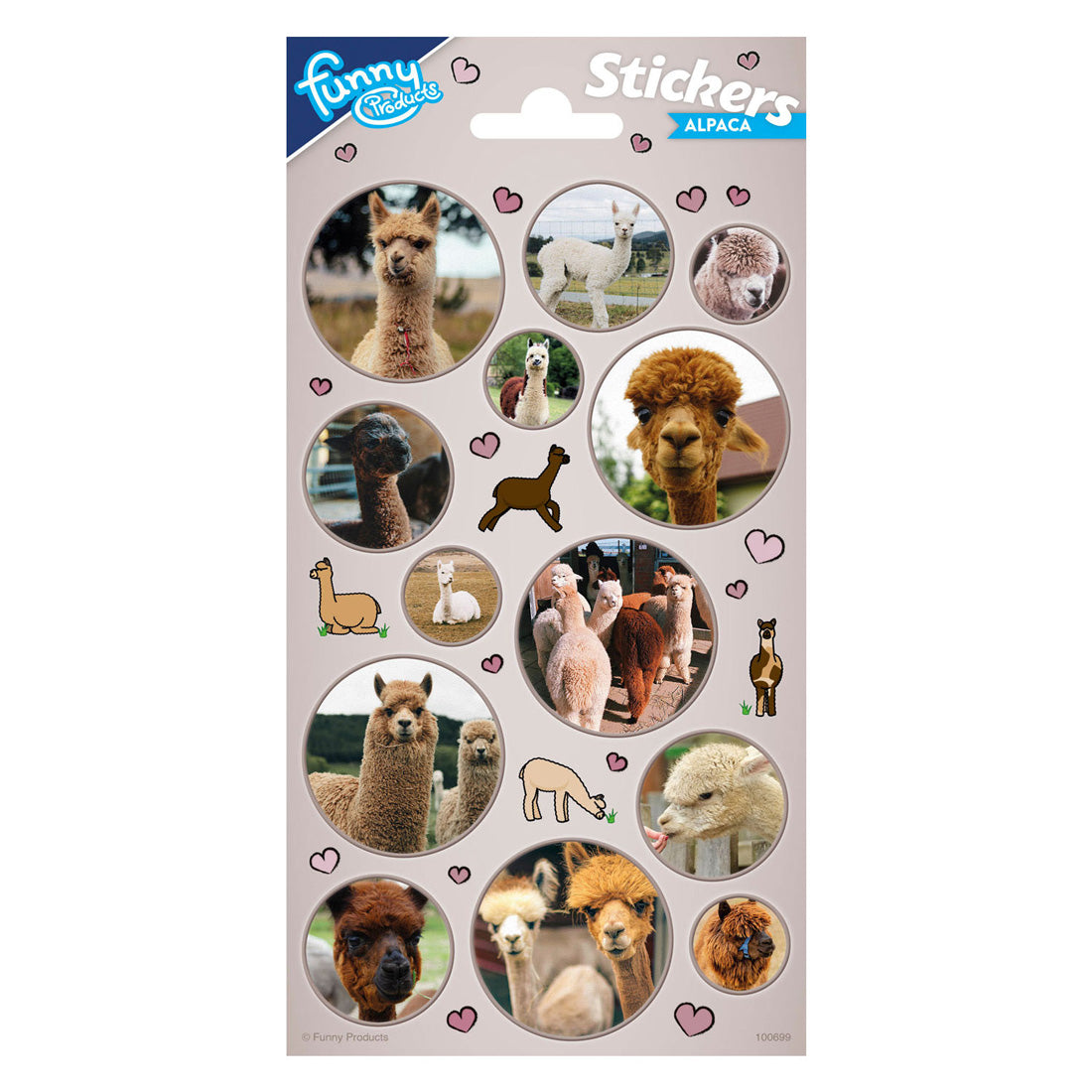 Totum Stickervel alpaca