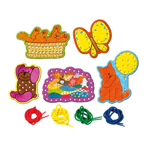 Bambolino Rijgkaarten set dikkie dik