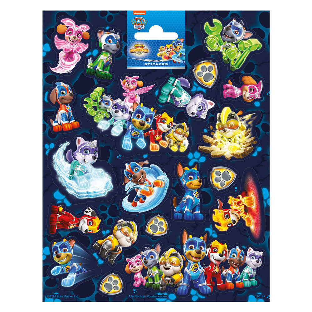 Totum Stickervel paw patrol