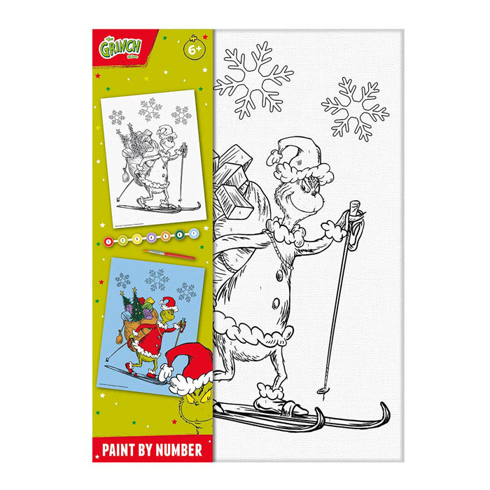 Totum Canvas schilderen op nummer grinch