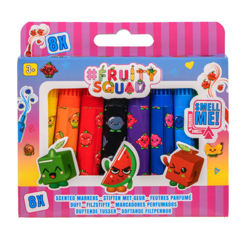 Canenco Fruity squad stiftjes met geur, 8st.