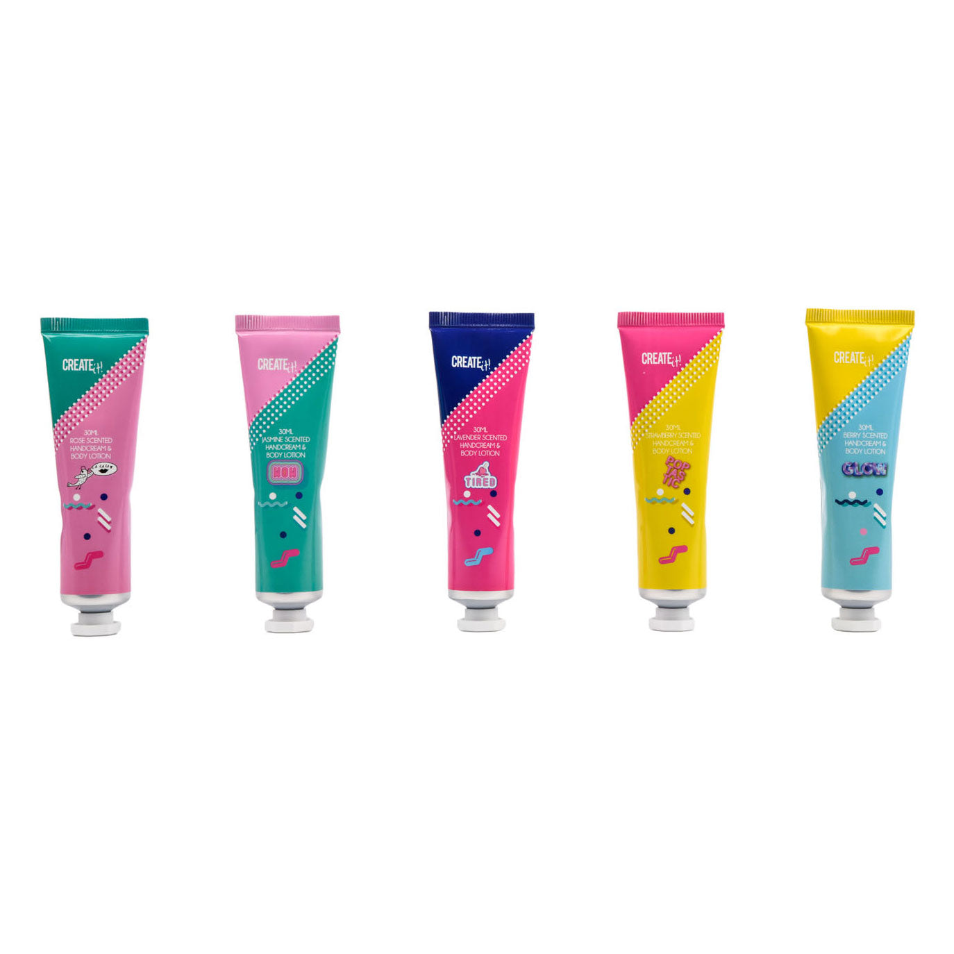 Create It! poptastic handcreme bodylotion 5-pack