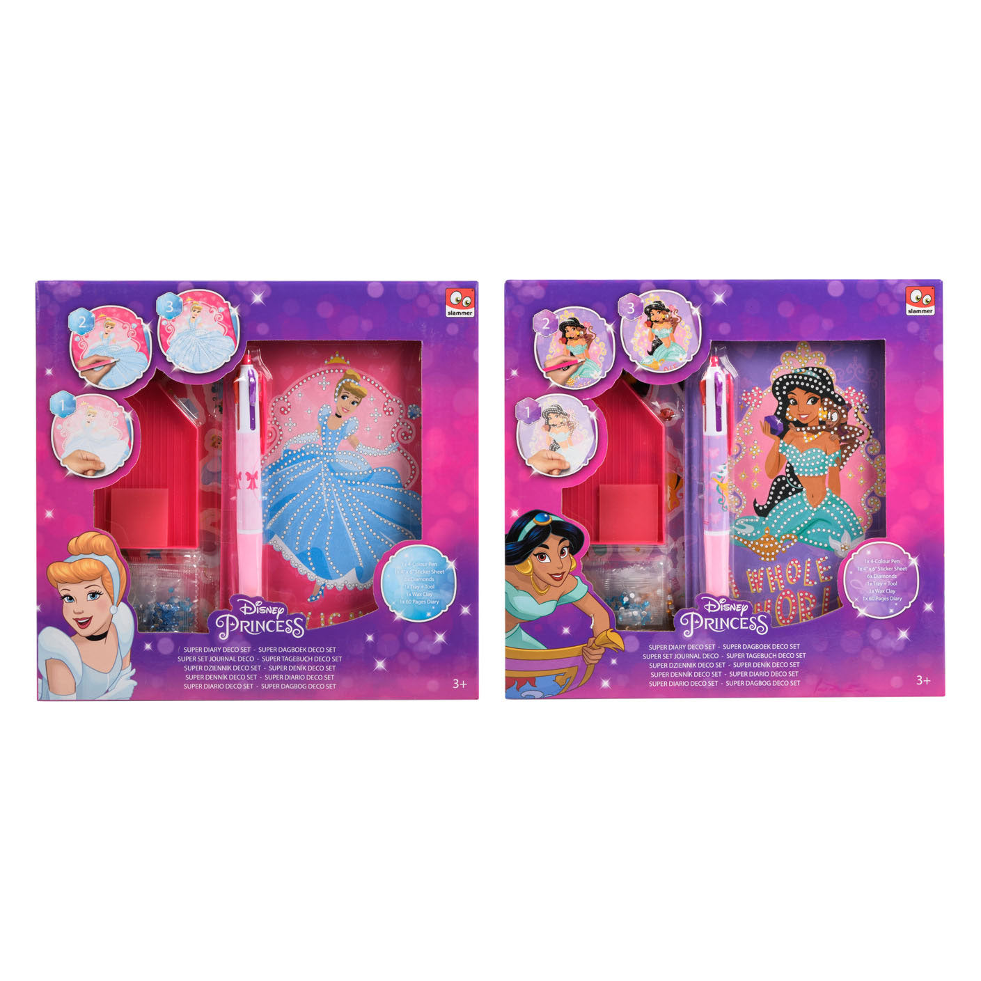 Canenco Disney princess dagboek diamond painting
