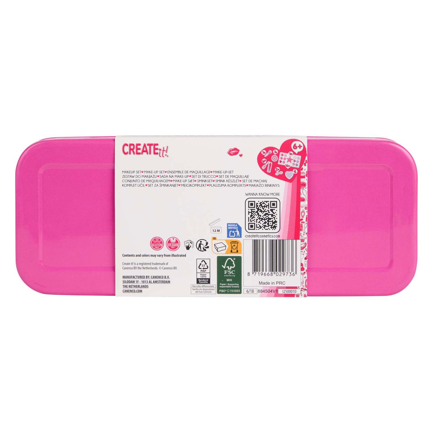 Create It! 3-laags make-up blik