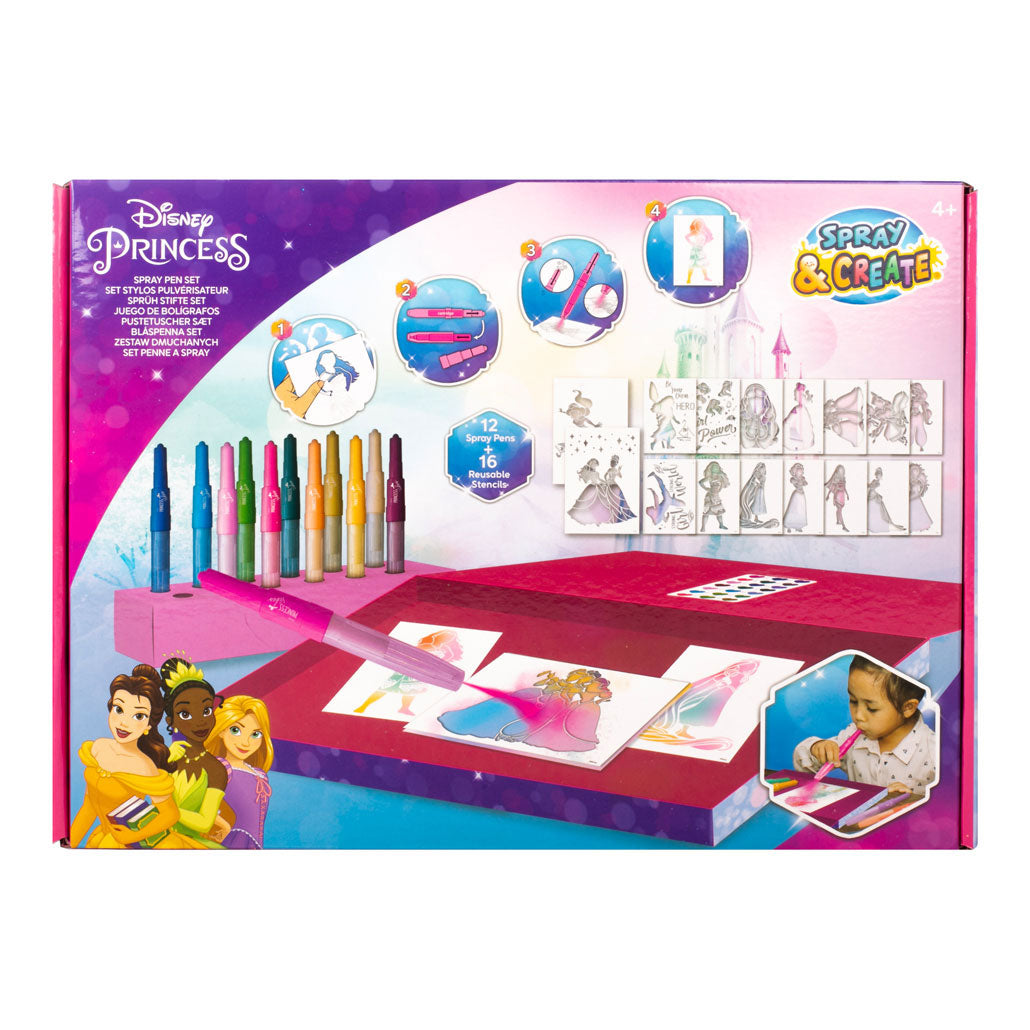 Canenco Disney princess blaaspennen set deluxe