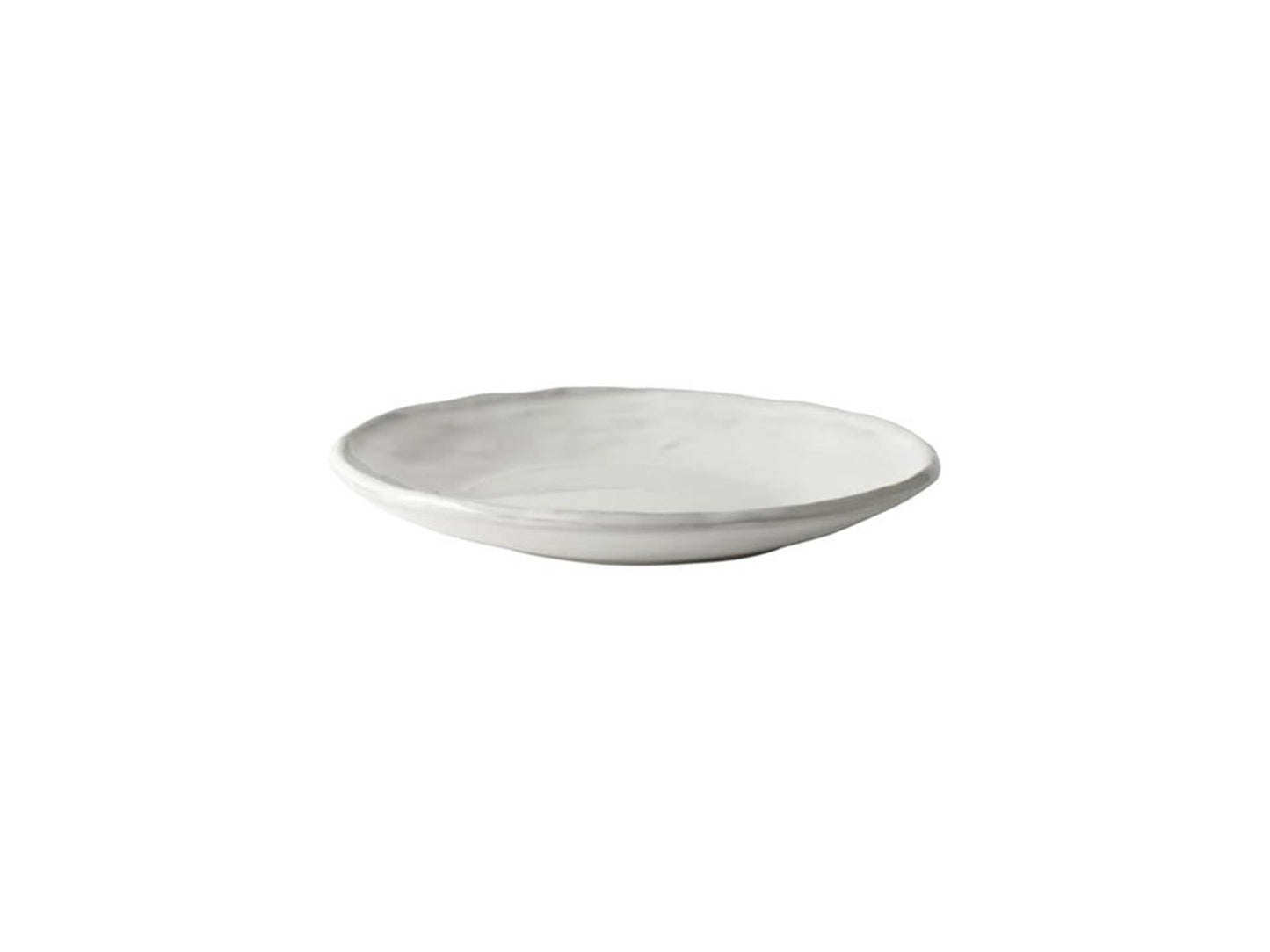 Dutch Rose organic bord 17cm wit 4st
