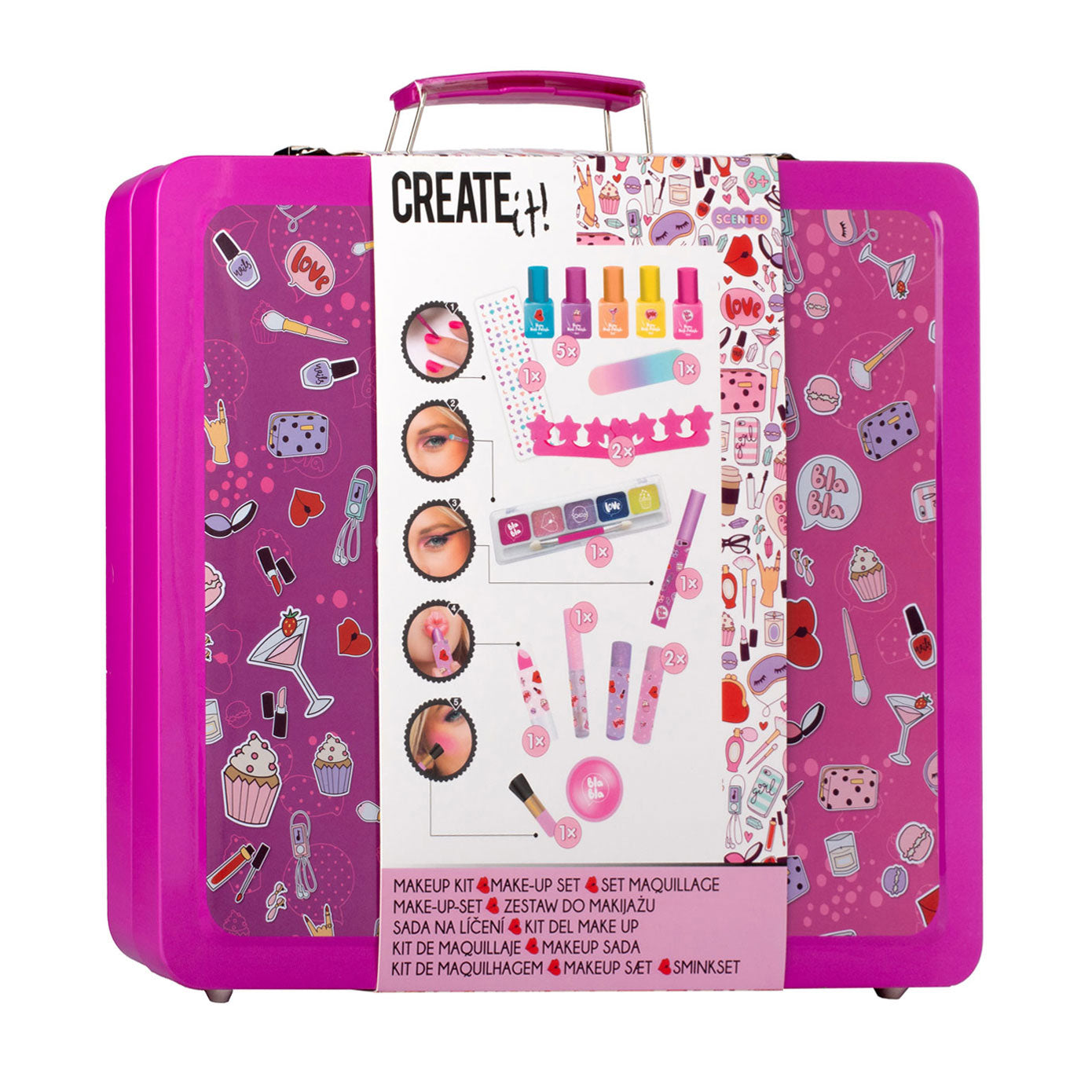 Create It! beauty make-up set in luxe koffer