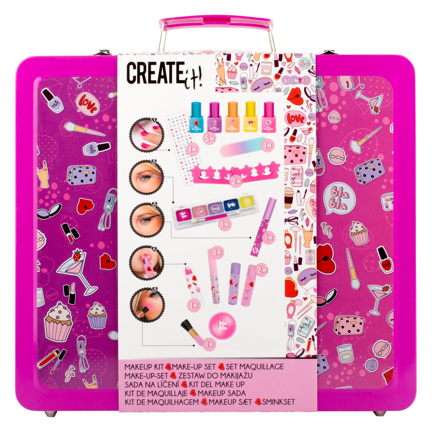 Create It! beauty make-up set in luxe koffer