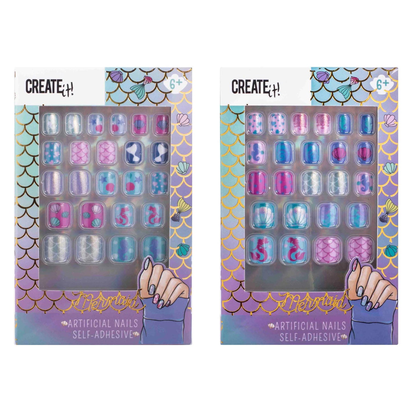 Create It! mermaid kunstnagels zelfklevend