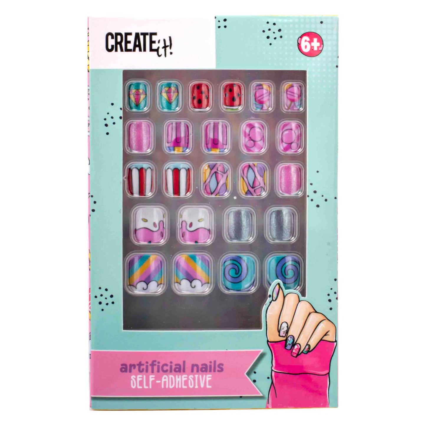 Create It! candy explosion kunstnagels zelfklevend