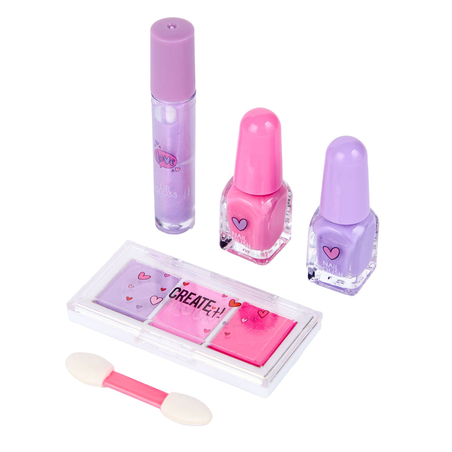 Create It! hart make-up set in lip blik