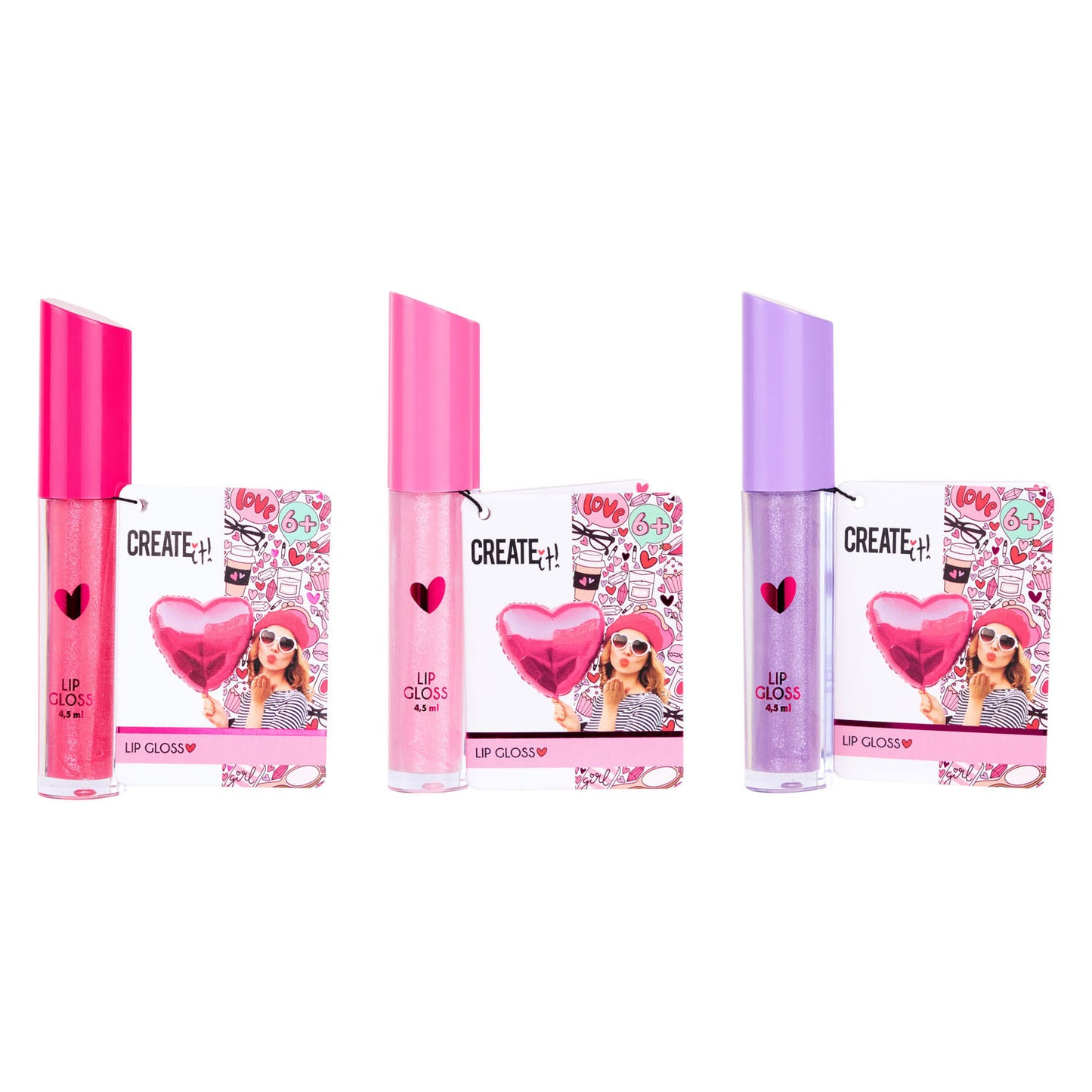 Create It! hart lipgloss