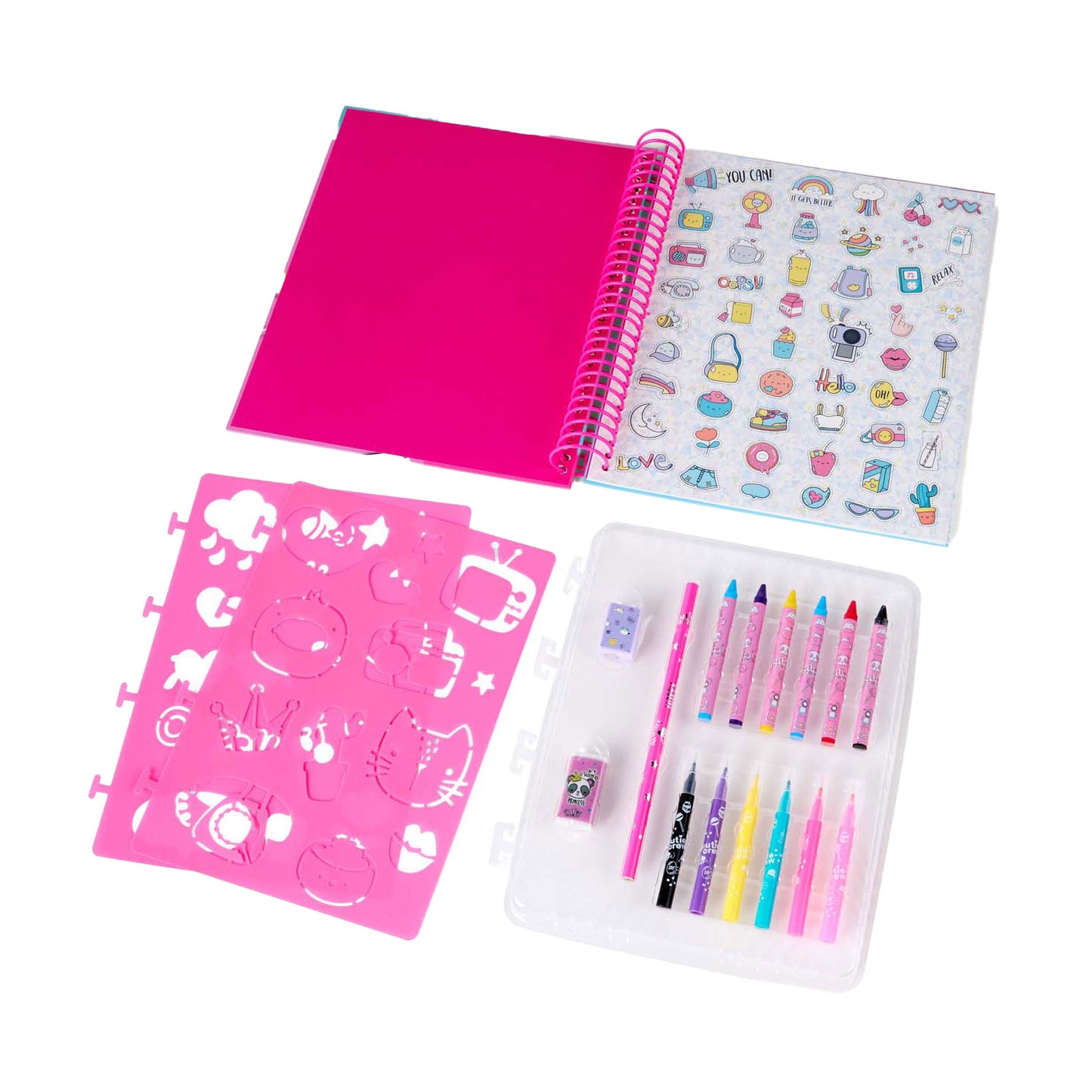 Canenco Cutie crew sjabloon activiteiten kleurboek