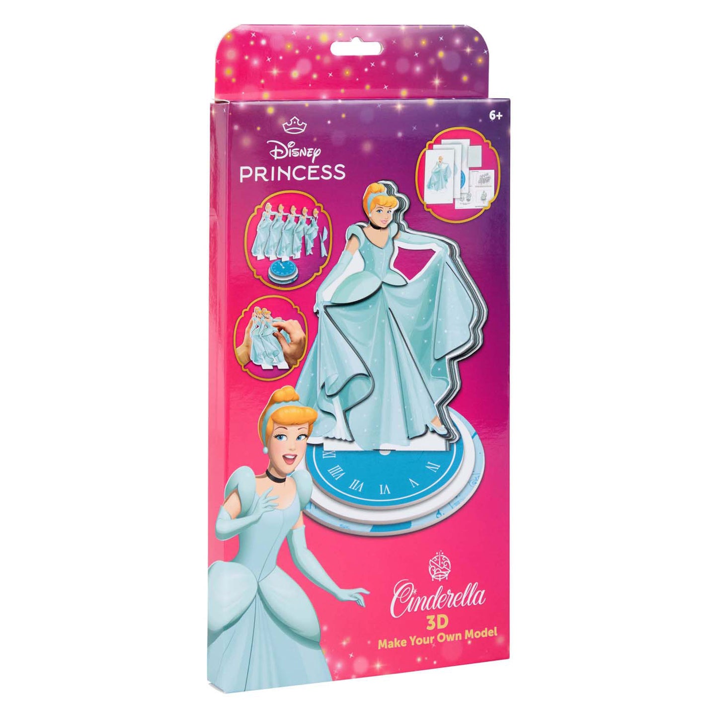 Canenco Disney princess cinderella maak je eigen 3d figuur