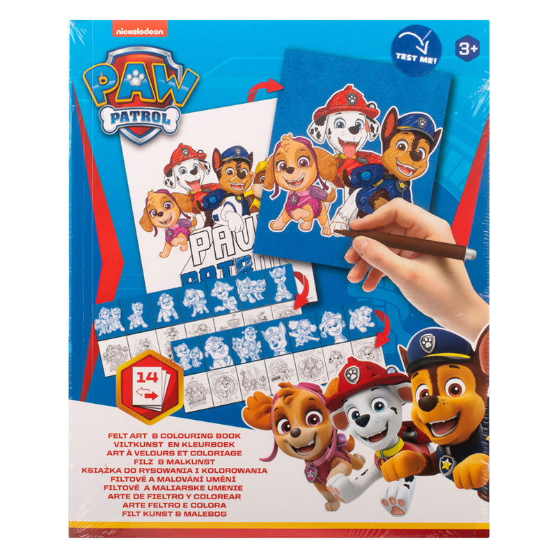 Canenco Paw patrol viltkunst kleurboek