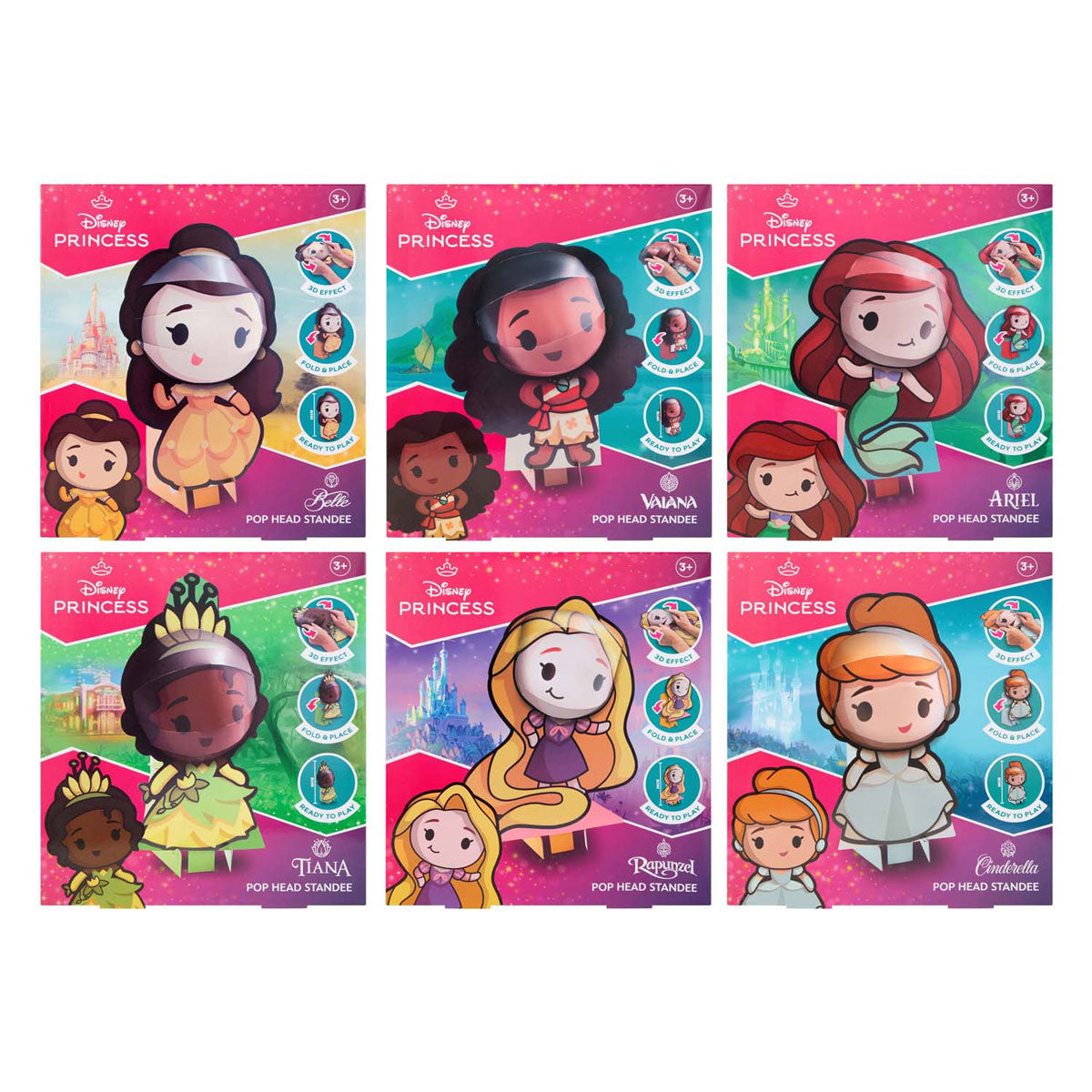 Canenco Vouw je eigen disney princess 3d figuur karton
