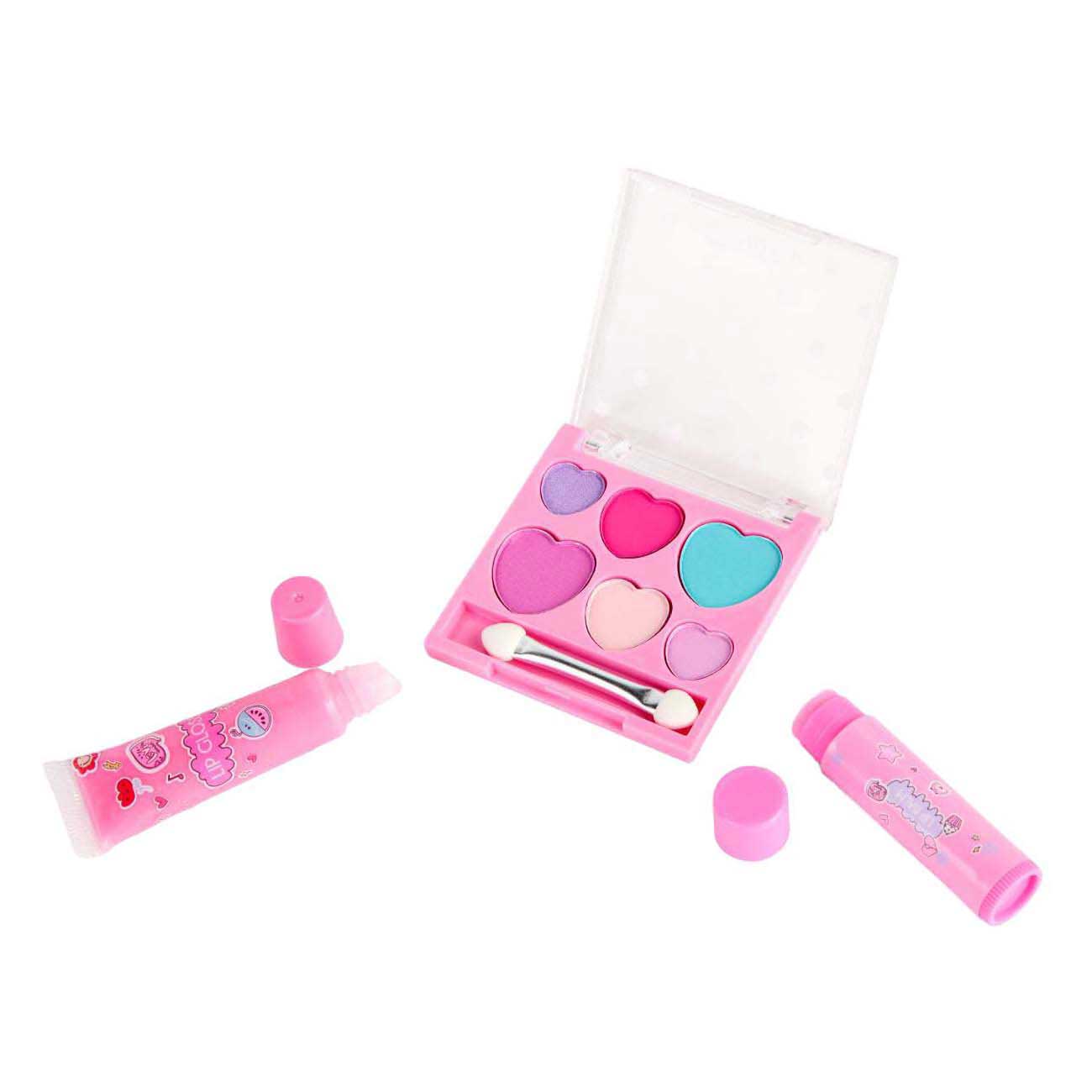 Merkloos Sans Marque Create it! make-up set in fluffy rugtas