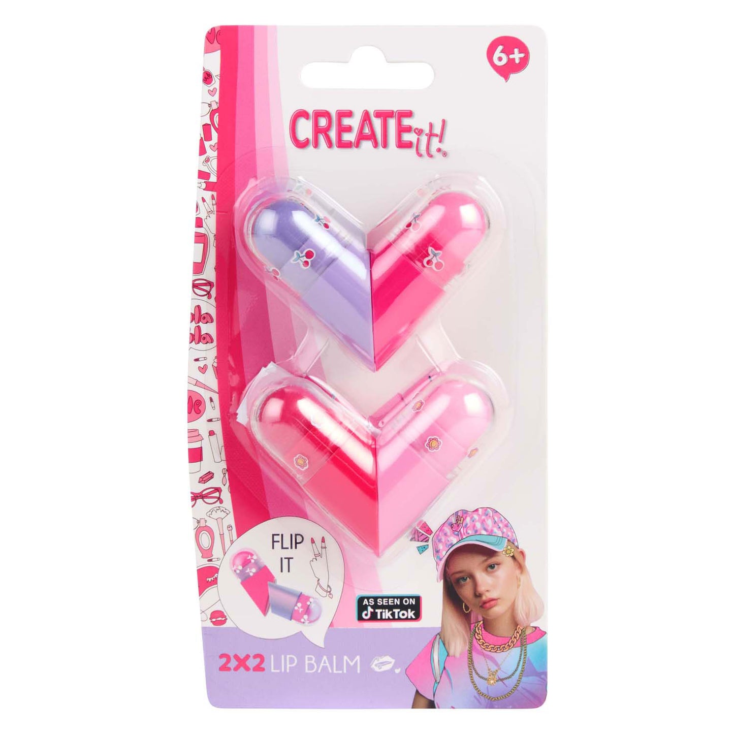 Canenco Create it! beauty lippenbalsem flip hart