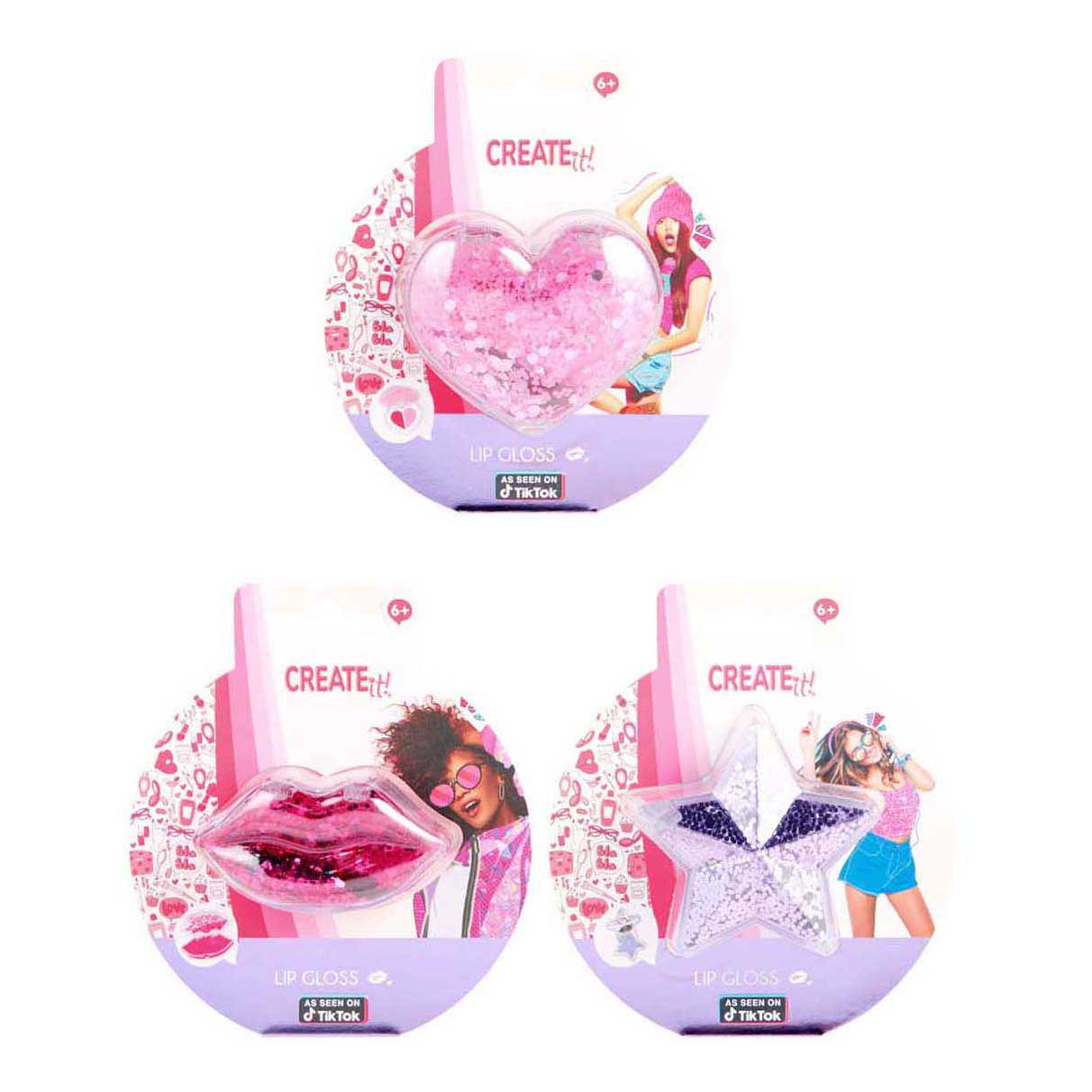Canenco Create it! lipgloss met confetti