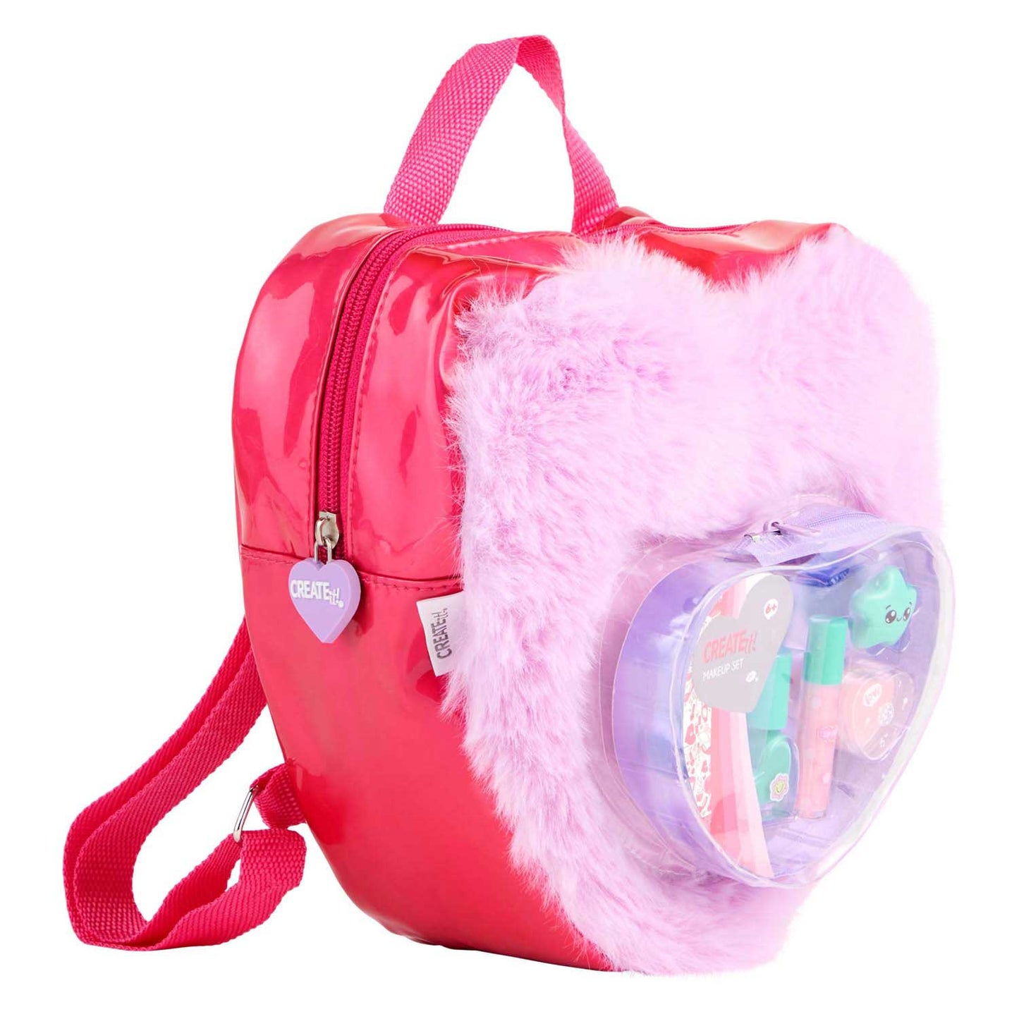 Canenco Create it! beauty make-up set in fluffy rugtas