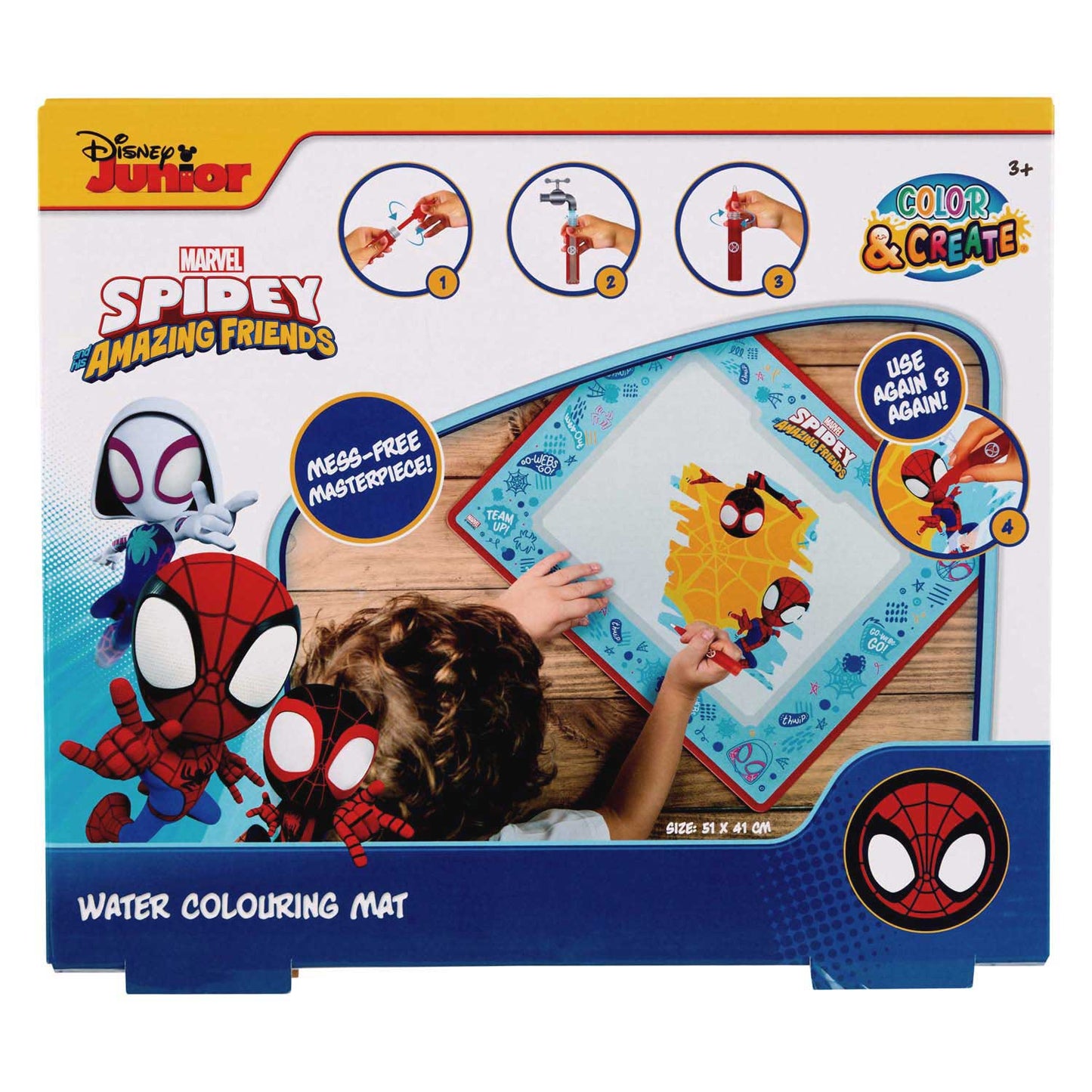 Canenco Spidey water kleurmat