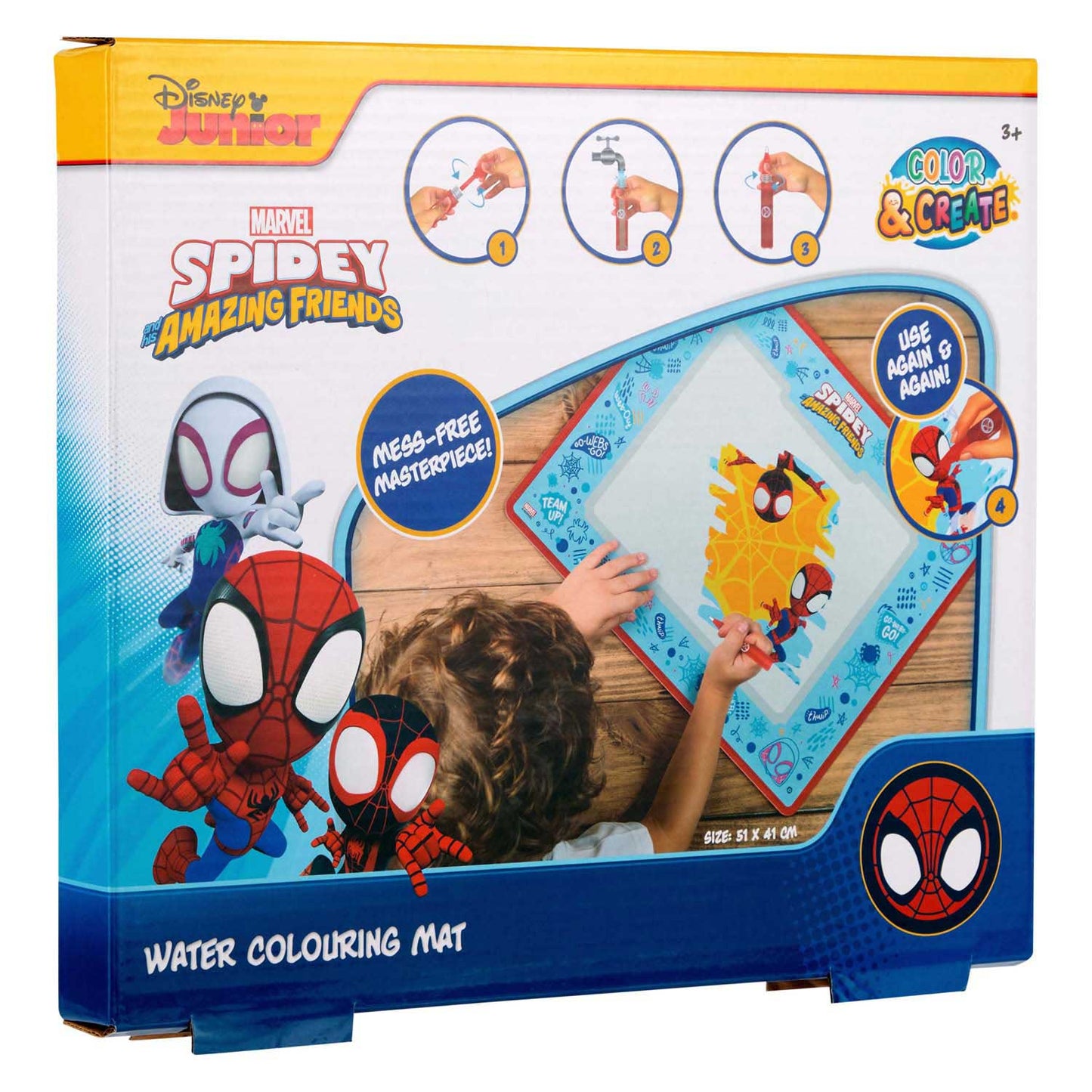 Canenco Spidey water kleurmat