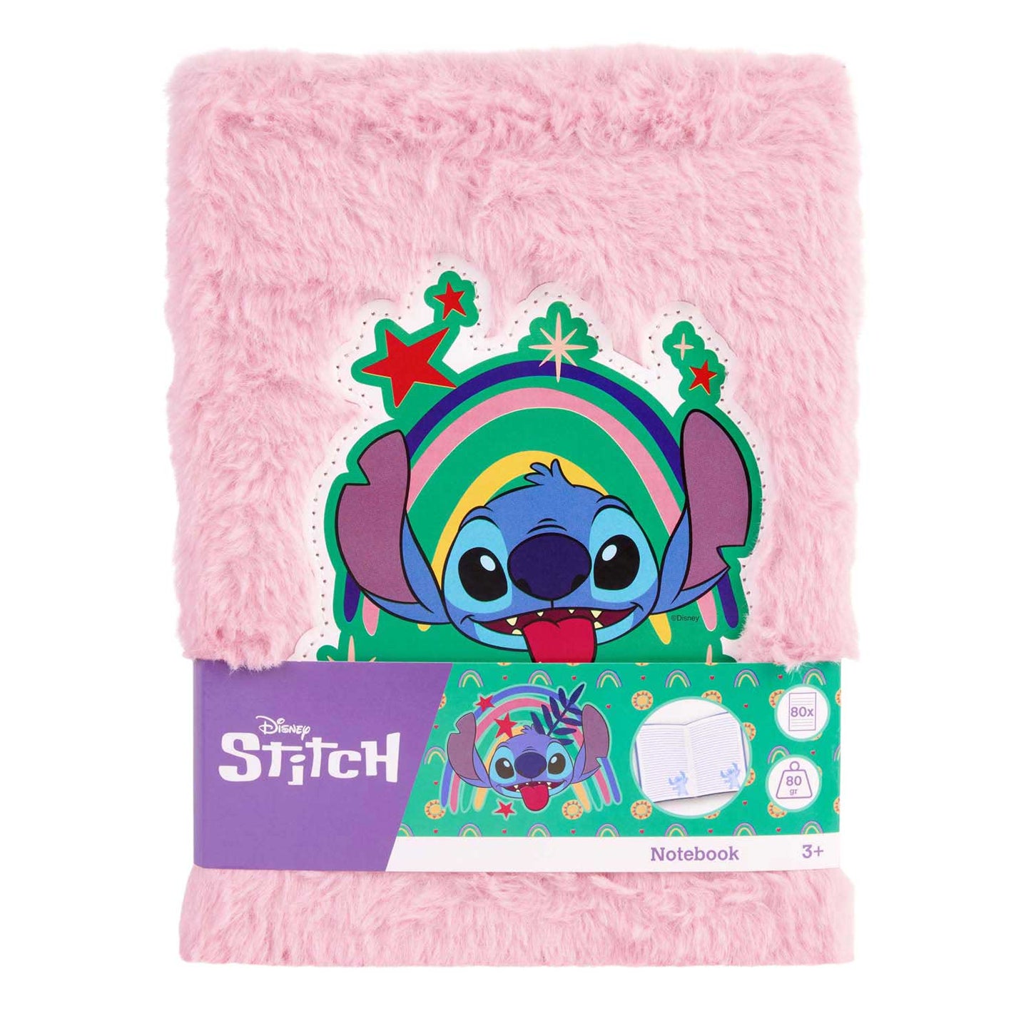 Canenco Stitch pluche notitieboek