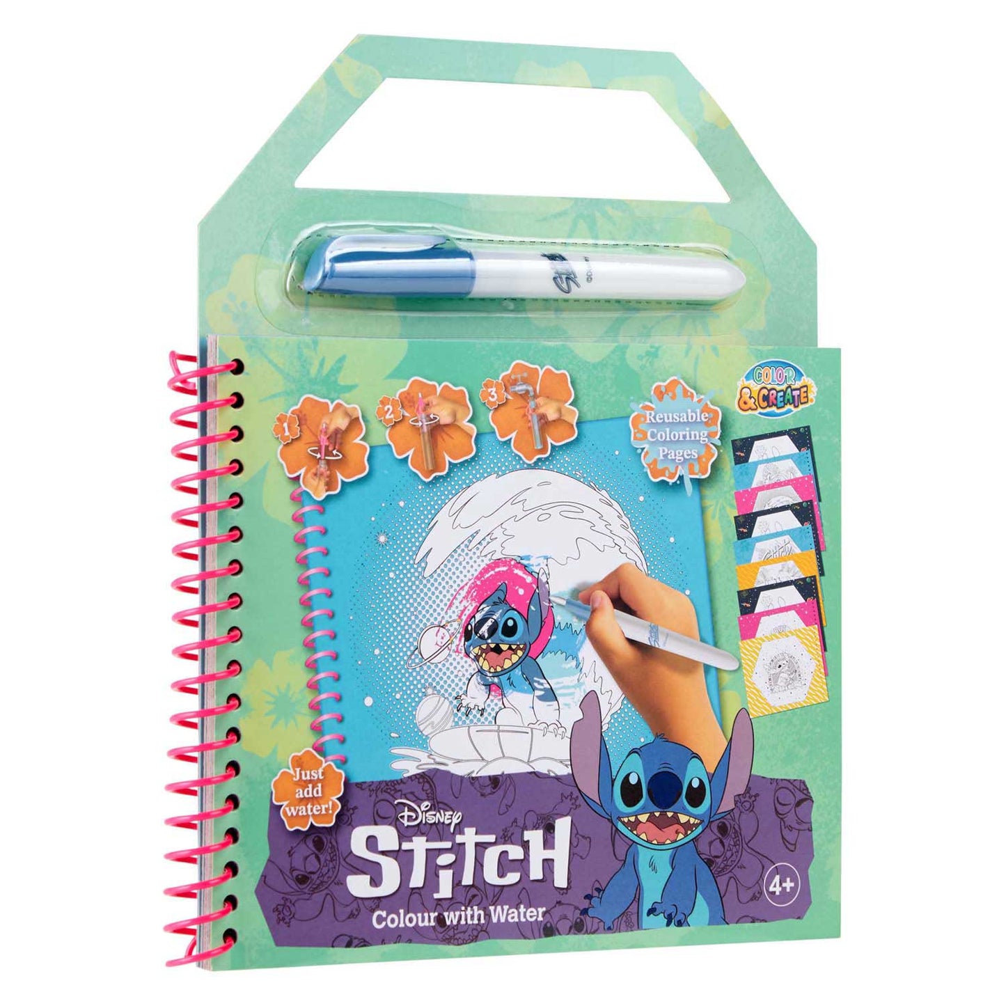 Canenco Stitch waterkleurboekje - incl waterpen