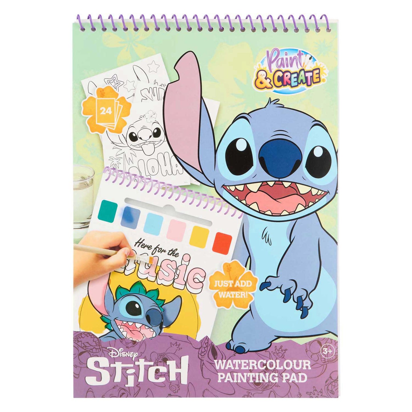 Canenco Stitch water verfset boek - incl kwast