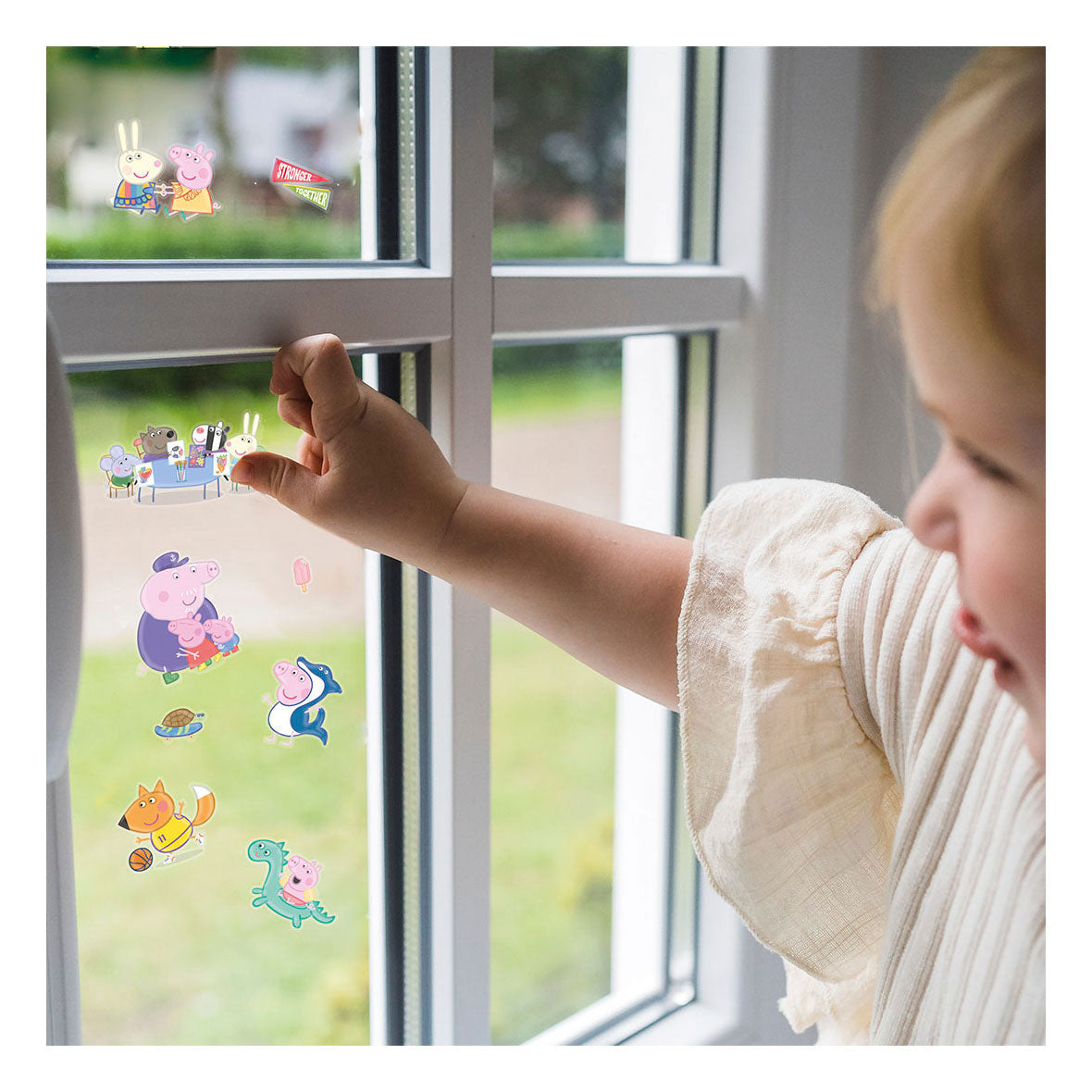 Bambolino Toys Peppa pig raamstickers