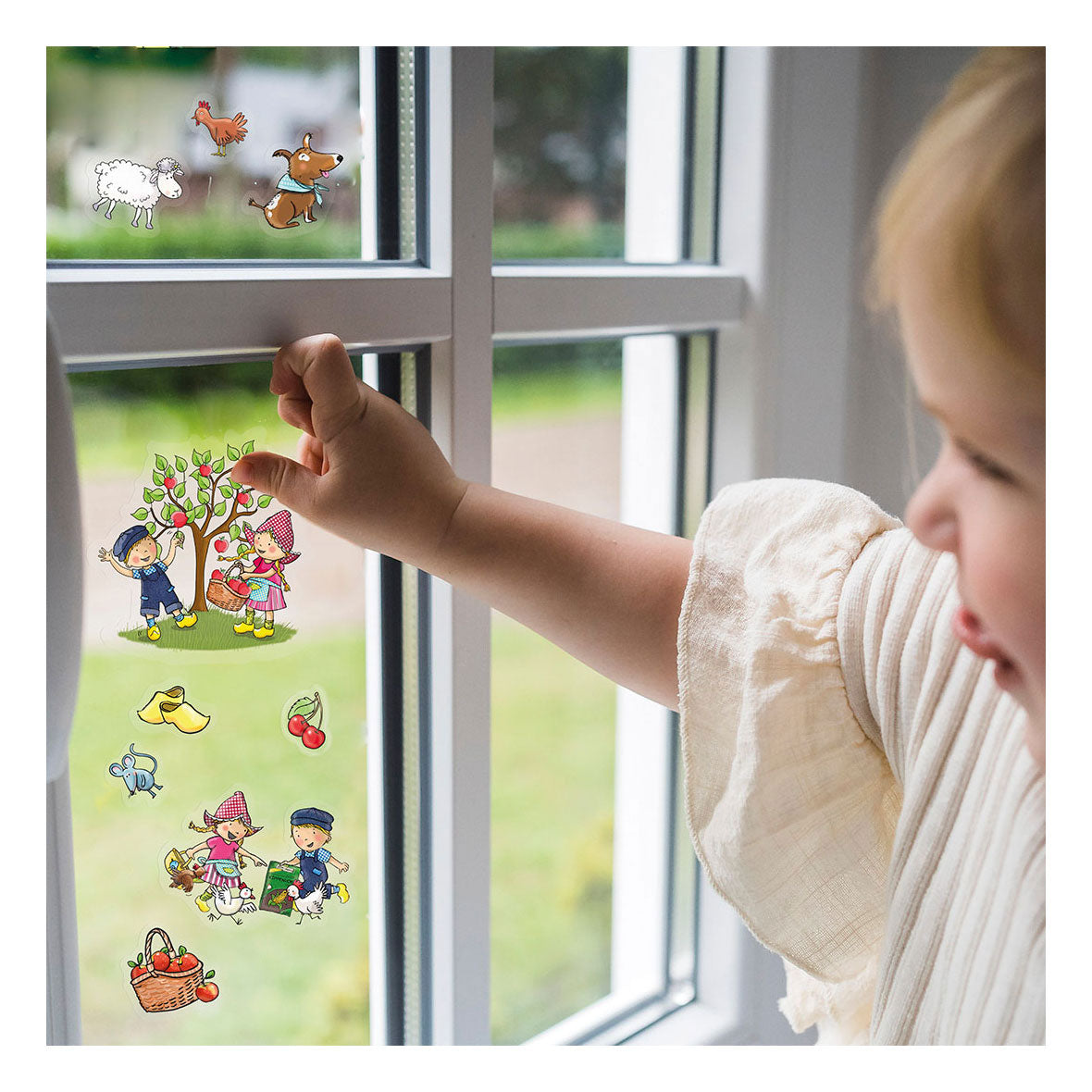 Totum Fien teun raamstickers