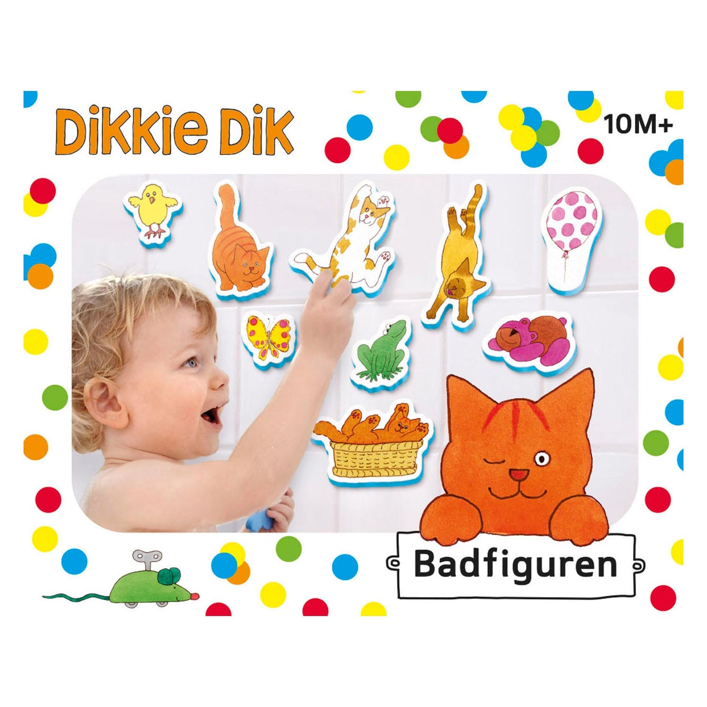 Bambolino Dikkie dik badfiguren, 10st.
