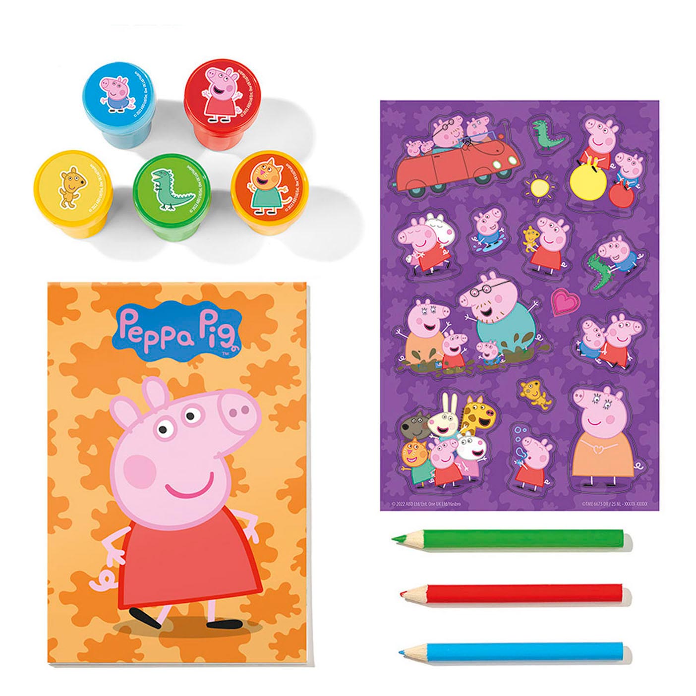 Totum Peppa pig creative stempelset
