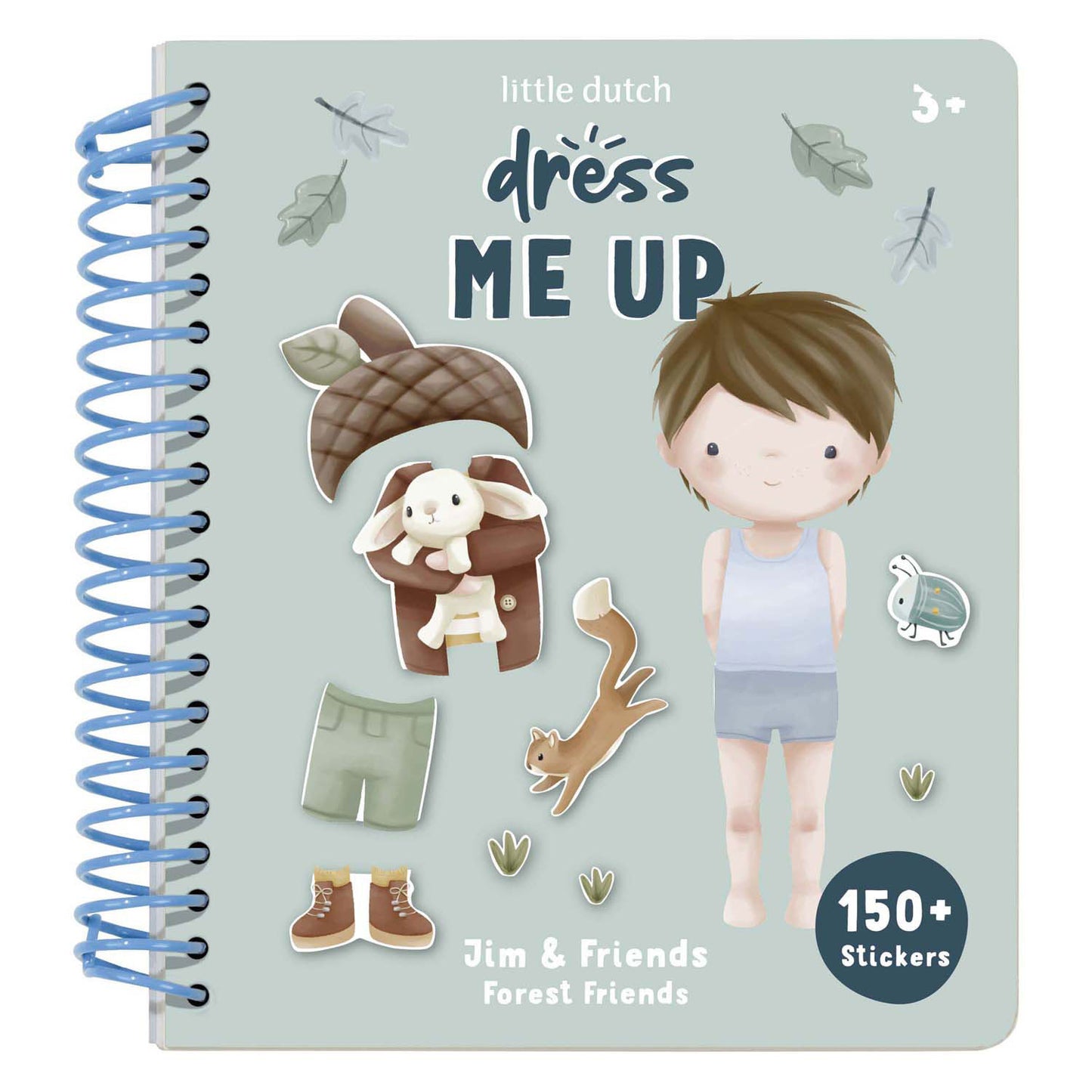 Little Dutch dress up stickerboek jim forest friends