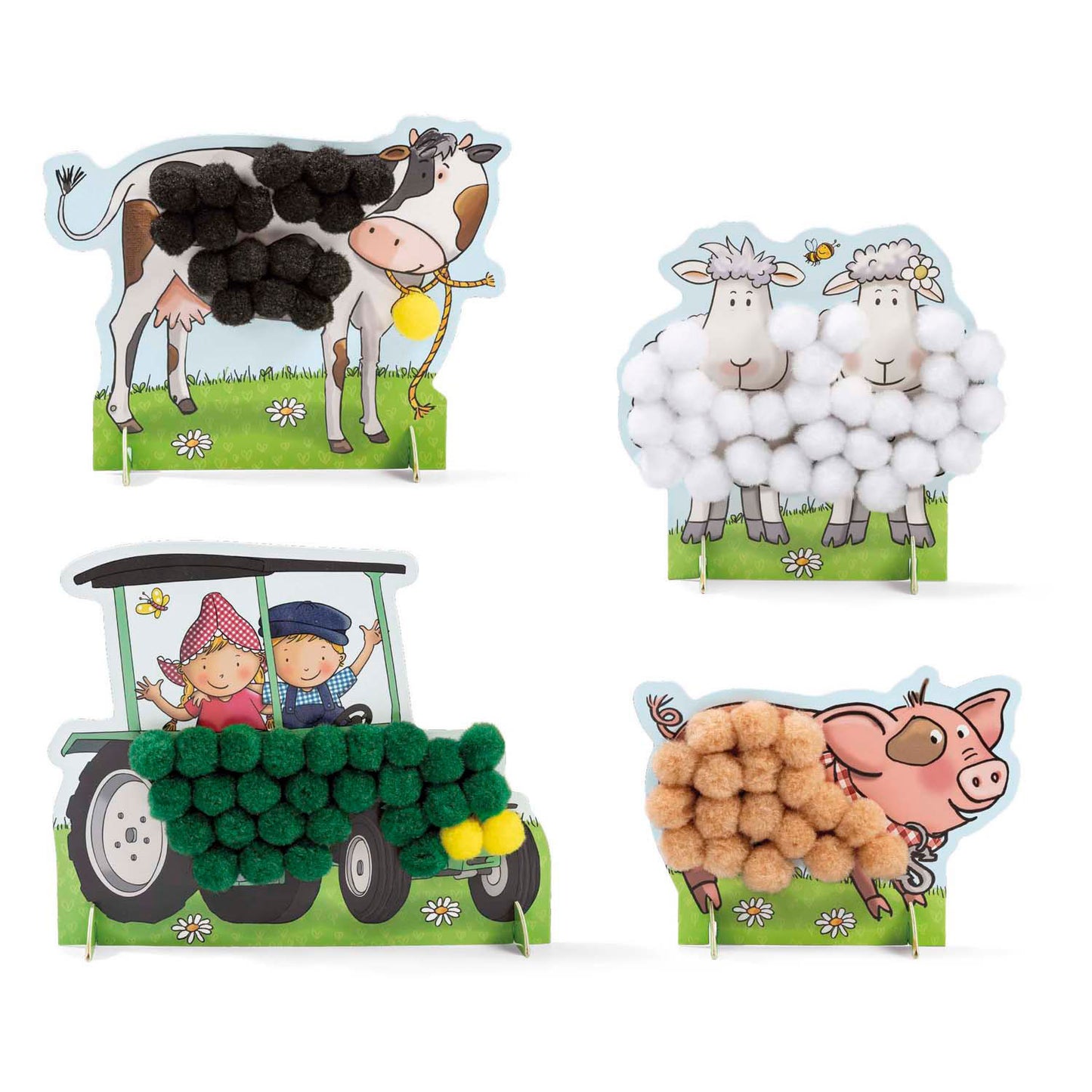 Bambolino Fien teun pompom plakken