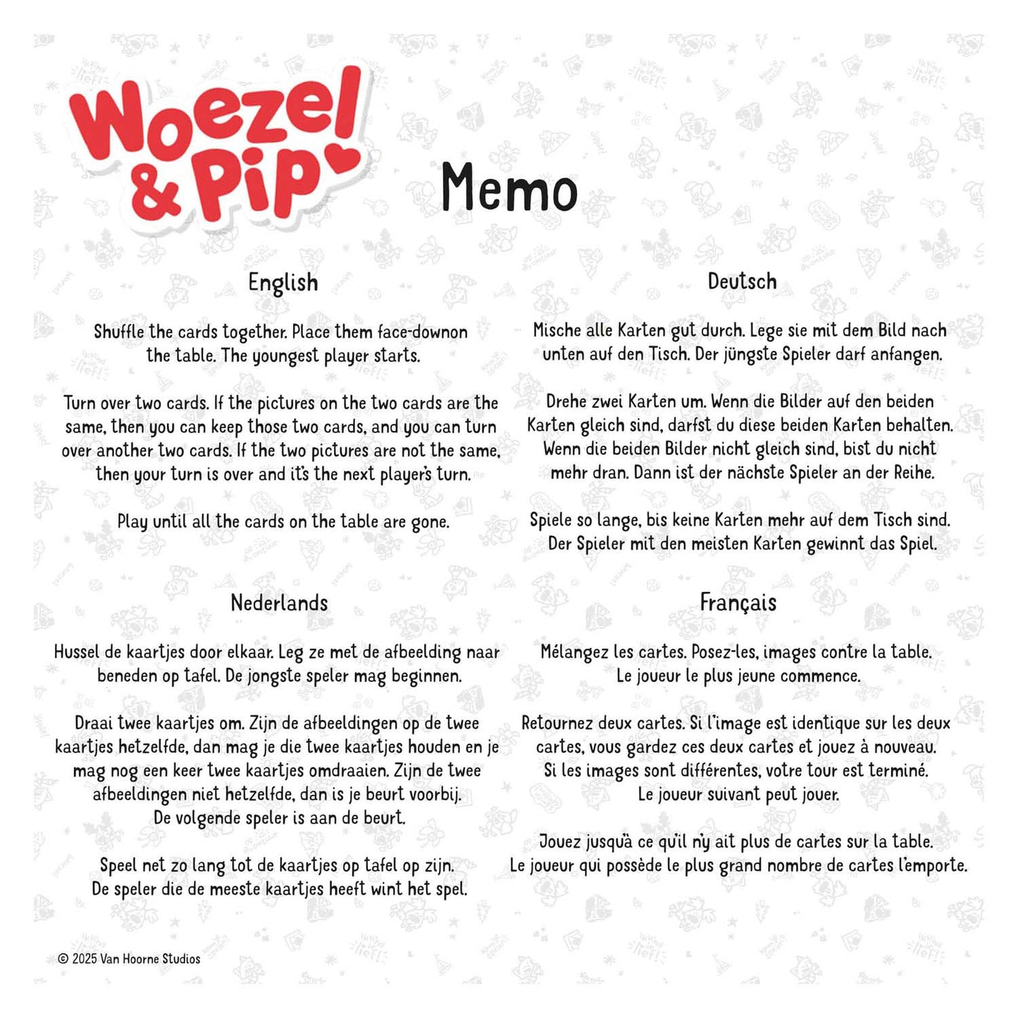 Bambolino Toys Woezel pip memo