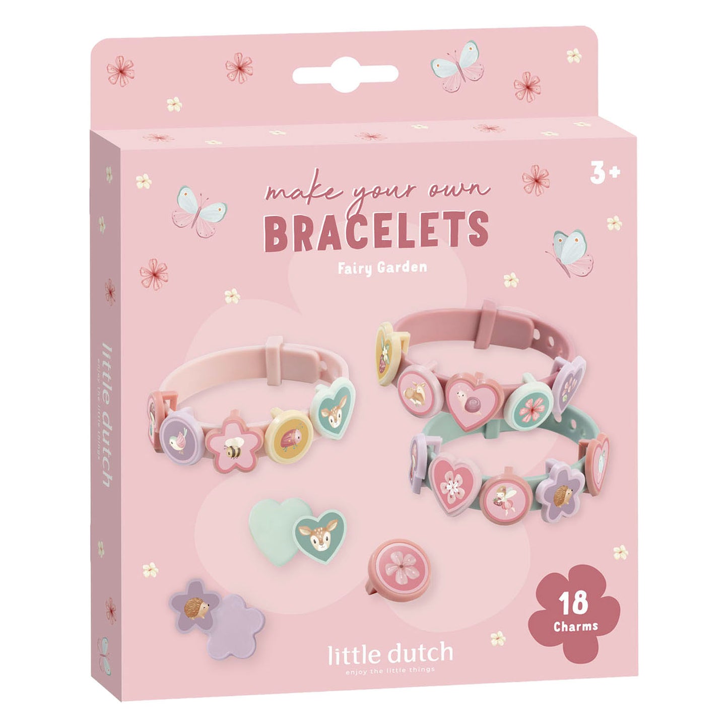 Little Dutch zelf schuif armbandjes maken fairy garden- knutselset cadeautip speelgoed
