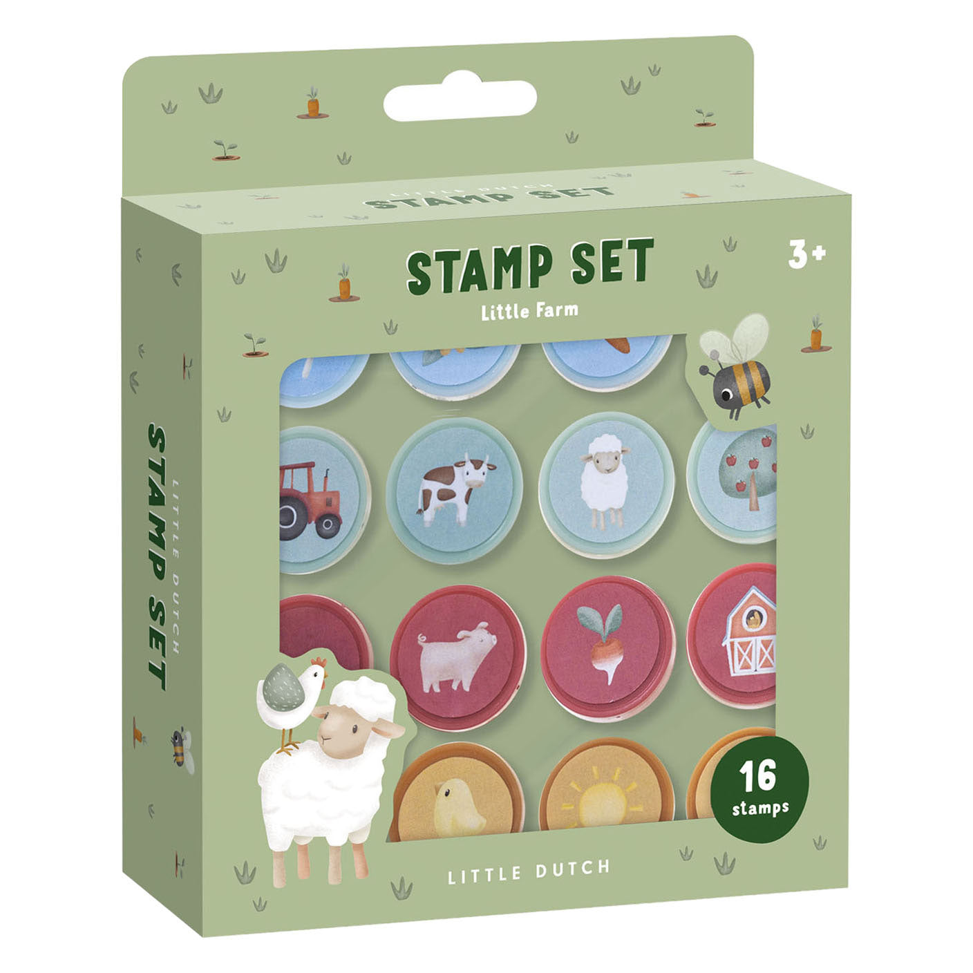 Bambolino Toys Little dutch stempels little farm - 16st.