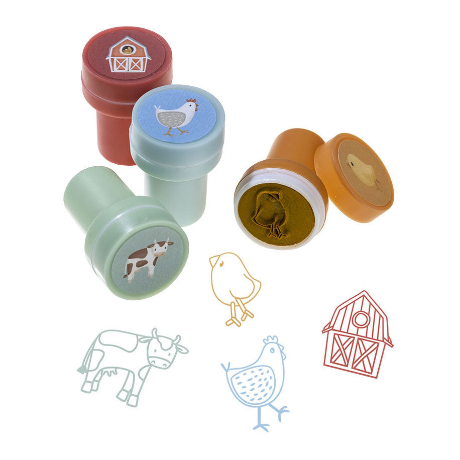 Bambolino Toys Little dutch stempels little farm - 16st.