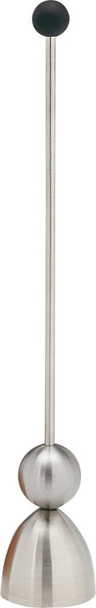 Take2 Take 2 clack ei-onttopper met zwarte rubberbal - rvs