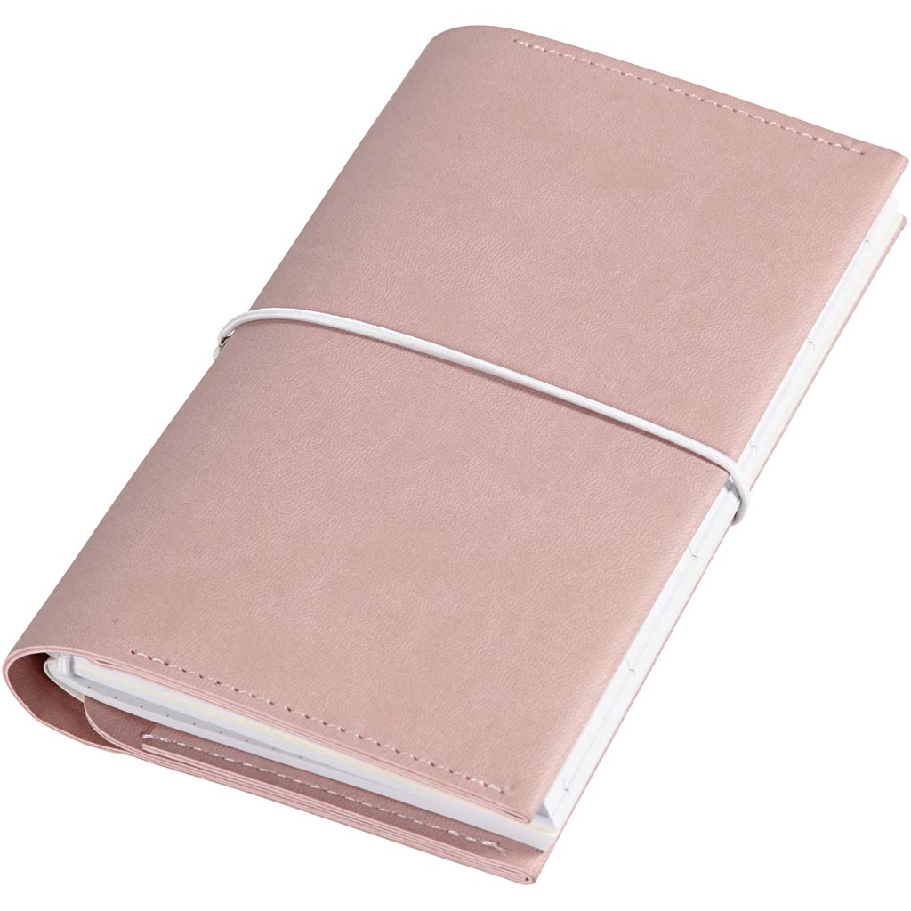 Creativ Company Https: www.cchobby.nl planner-bulletjournal-afm-10x18x1-5-cm-elastieksluiting-roze-1-stuk